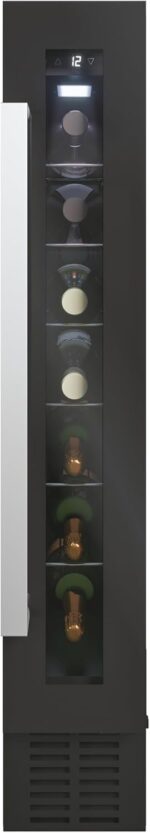 CANDY Cave a vin de service encastrable CCVB 15/1 - 7 bouteilles - 39 dB - H 87 cm x L 20 cm