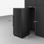Klarstein Velaire Weinkühlschrank 2 Zonen - 122 Flaschen, 5-22°C, Touch, LED, UV-Schutz, Einbau & Freistehend, leise, Weinklimaschrank, Holzregale
