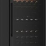 Klarstein Velaire Weinkühlschrank 2 Zonen - 122 Flaschen, 5-22°C, Touch, LED, UV-Schutz, Einbau & Freistehend, leise, Weinklimaschrank, Holzregale