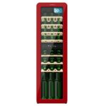 Cecotec Weinkühlschrank 18 Flaschen Retro Bolero Grandsommelier Origin 18 Hit Beige. Beige mit LED-Steuerung, Temp. 5-20ºC, Kompressor, NoFrost, Holzregale, Innenbeleuchtung, Belüftung