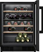 Siemens KU20WVHF0 iQ500 Weinkühlschrank, 82 x 30 cm, 21 Flaschen, Temperatur: 5-20 °C, 58 L, Black